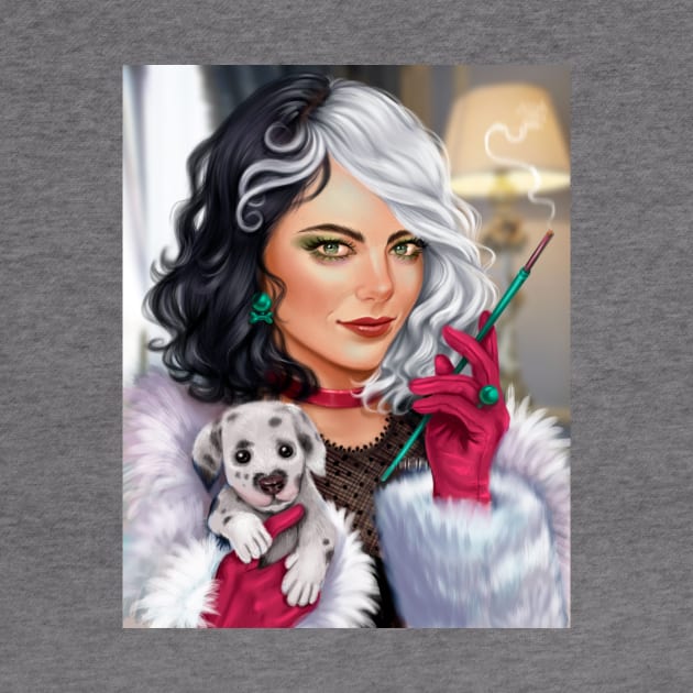 Cruella de Vil by helen_morgun